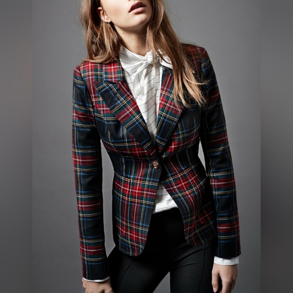 DRYKORN | Woolen Plaid Blazer - Picture 14 of 14
